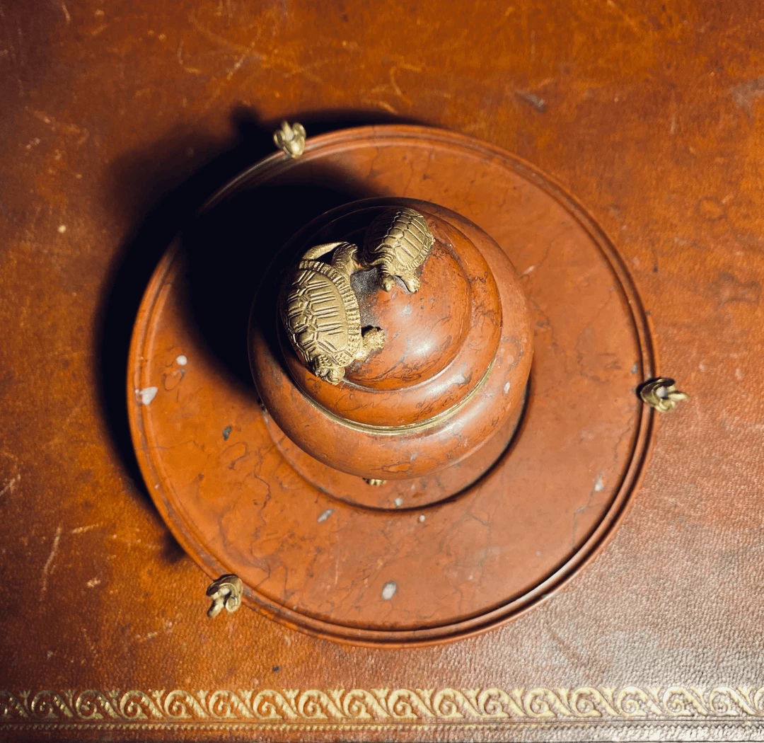 Tuxedo Park Junk Shop New Arrivals Napoleon III Marble Ormolu Mounted Inkwell 7 Tuxedo Park Junk Shop New Arrivals Napoleon III Marble Ormolu Mounted Inkwell