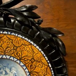 Tuxedo Park Junk Shop New Arrivals Sevres Charger In Carved Wood Surround