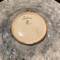 Tuxedo Park Junk Shop New Arrivals Sevres Charger In Carved Wood Surround