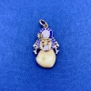 Tuxedo Park Junk Shop 14K Gold And Diamond Elks Pendant