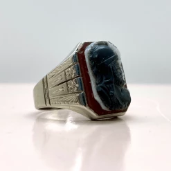 Tuxedo Park Junk Shop Vintage Carved Sardonyx Cameo