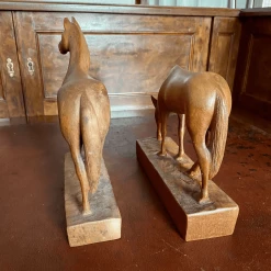 Tuxedo Park Junk Shop New Arrivals A Fine Pair Of Antique Hand-carved Horses