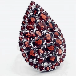 Tuxedo Park Junk Shop Natural Red-Orange Mozambique Garnet Ring New Arrivals
