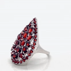 Tuxedo Park Junk Shop Natural Red-Orange Mozambique Garnet Ring New Arrivals