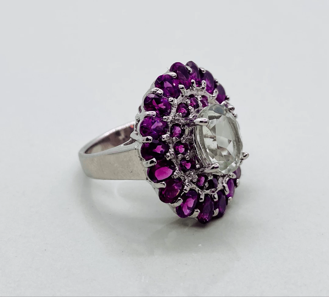 Tuxedo Park Junk Shop Natural Green Amethyst And Rhodolite Garnet Ring New Arrivals 2 Tuxedo Park Junk Shop Natural Green Amethyst And Rhodolite Garnet Ring New Arrivals