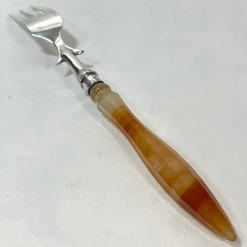 Tuxedo Park Junk Shop New Arrivals 19th Century Sterling Fork With Carnelian Handle