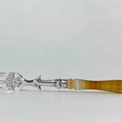 Tuxedo Park Junk Shop New Arrivals 19th Century Sterling Fork With Carnelian Handle