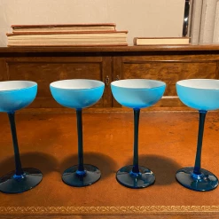 Tuxedo Park Junk Shop Carlo Moretti Murano Champagne Coupes