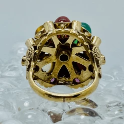 Tuxedo Park Junk Shop 14K Dome Of Precious Stones 9 Tuxedo Park Junk Shop 14K Dome Of Precious Stones