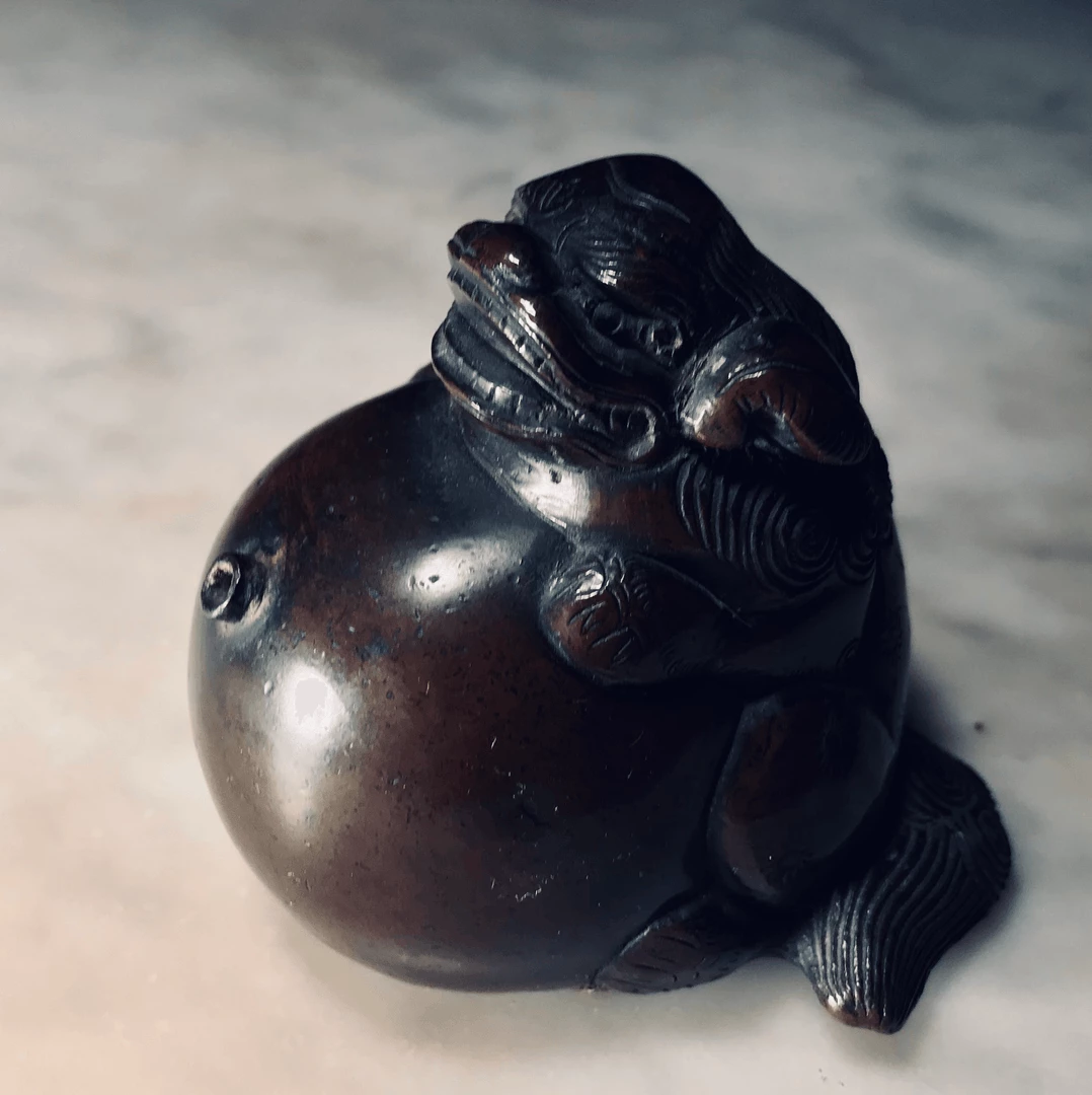 Tuxedo Park Junk Shop Objets Bronze Mythical Beast Water Dropper 4 Tuxedo Park Junk Shop Objets Bronze Mythical Beast Water Dropper