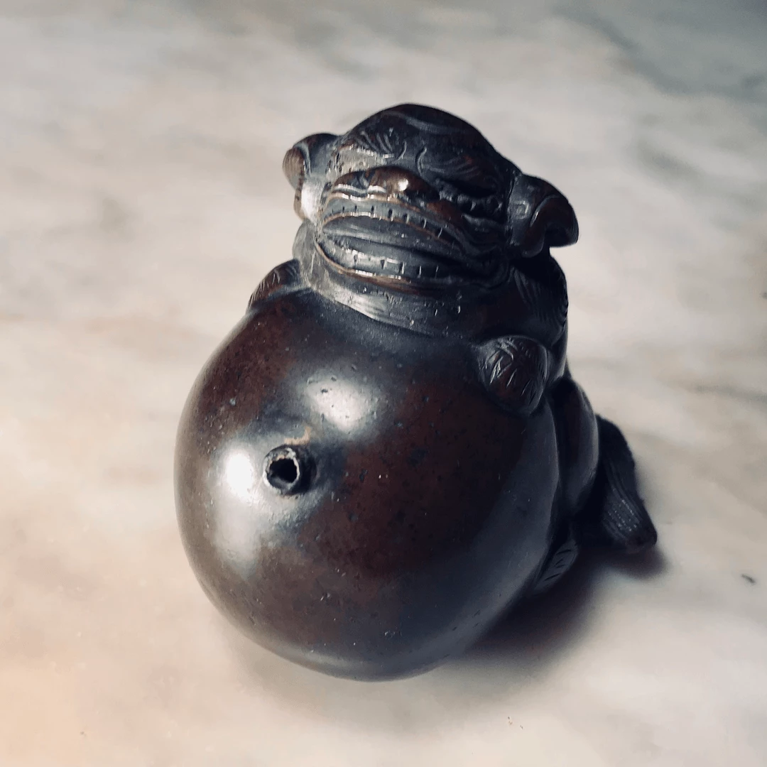 Tuxedo Park Junk Shop Objets Bronze Mythical Beast Water Dropper 1 Tuxedo Park Junk Shop Objets Bronze Mythical Beast Water Dropper