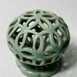 Tuxedo Park Junk Shop New Arrivals Antique Korean Celadon Reticulated Censers