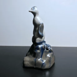 Tuxedo Park Junk Shop Fulper Penguin Flower Frog Circa 1910 New Arrivals