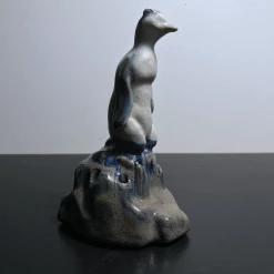 Tuxedo Park Junk Shop Fulper Penguin Flower Frog Circa 1910 New Arrivals