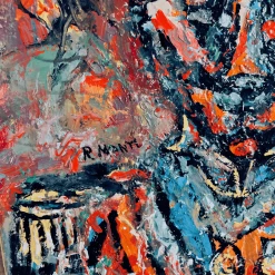 Tuxedo Park Junk Shop Rocco Monticolo Untitled (Portrait Of A Fox General) Fine Art