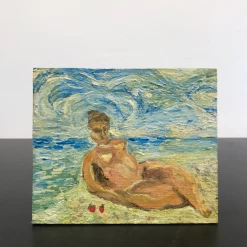 Tuxedo Park Junk Shop Russian Expressionist Painting C. 1930