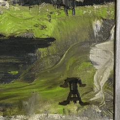 Tuxedo Park Junk Shop Uta Von Bern Stormy Waters Oil On Canvas New Arrivals