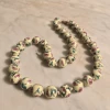 Tuxedo Park Junk Shop Hand-Painted Floral Porcelain Necklace