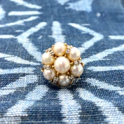 Tuxedo Park Junk Shop Jewelry Pearl And Diamond Crown