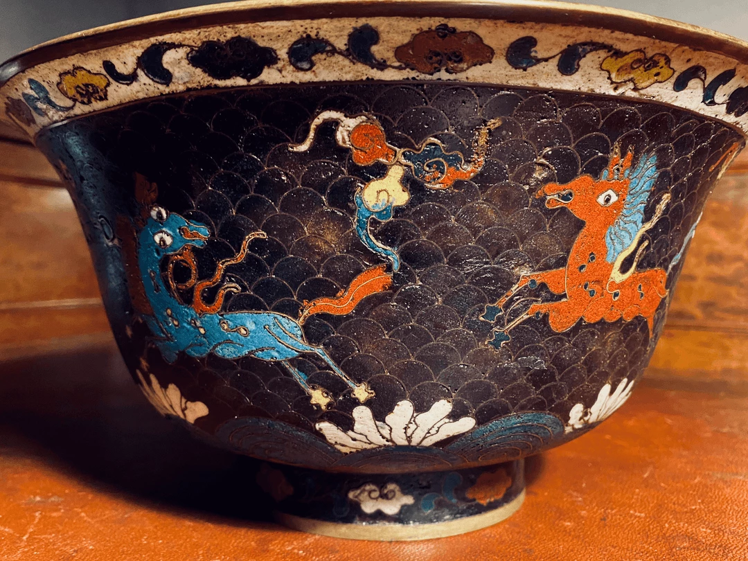 Tuxedo Park Junk Shop Chinese Horses Of Mu Wang Fang Ming Cloisonné Bowl New Arrivals 2 Tuxedo Park Junk Shop Chinese Horses Of Mu Wang Fang Ming Cloisonné Bowl New Arrivals