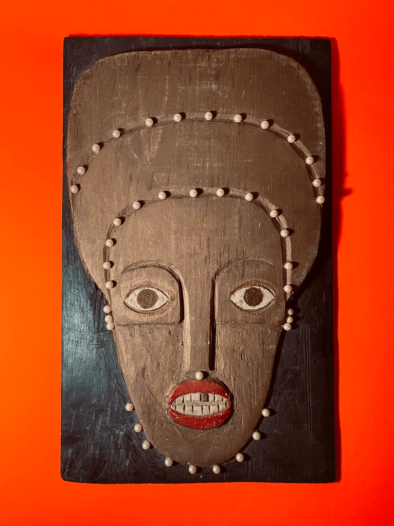 Tuxedo Park Junk Shop Carved Wood Folk Art Portrait 1 Tuxedo Park Junk Shop Carved Wood Folk Art Portrait