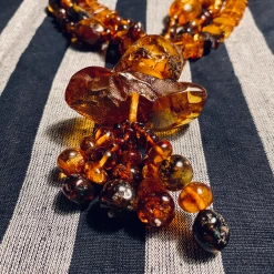 Tuxedo Park Junk Shop Natural Baltic Amber Necklace With Tassel 8 Tuxedo Park Junk Shop Natural Baltic Amber Necklace With Tassel