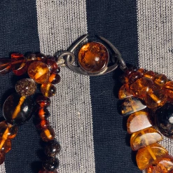 Tuxedo Park Junk Shop Natural Baltic Amber Necklace With Tassel 7 Tuxedo Park Junk Shop Natural Baltic Amber Necklace With Tassel