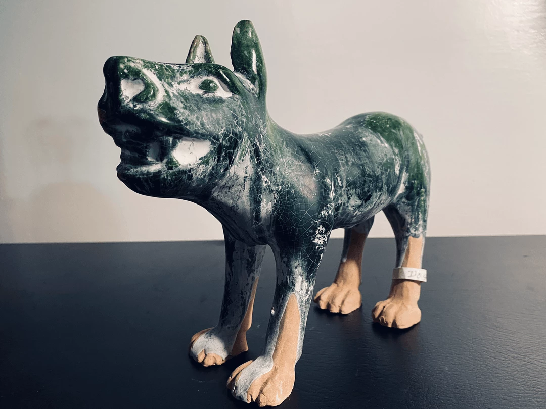 Tuxedo Park Junk Shop Antique Han Dynasty Style Greenware Dog New Arrivals 1 Tuxedo Park Junk Shop Antique Han Dynasty Style Greenware Dog New Arrivals