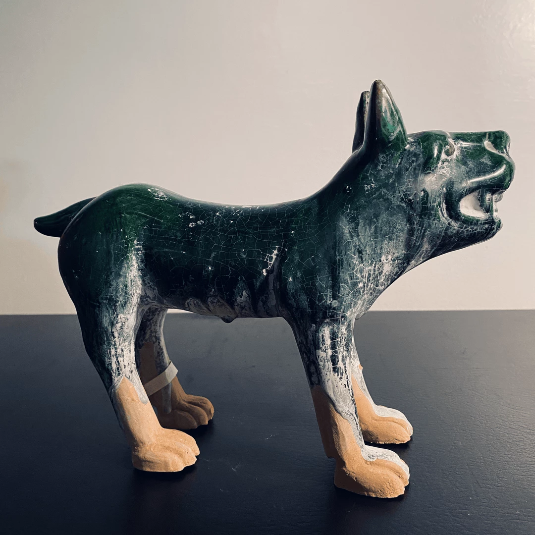 Tuxedo Park Junk Shop Antique Han Dynasty Style Greenware Dog New Arrivals 4 Tuxedo Park Junk Shop Antique Han Dynasty Style Greenware Dog New Arrivals