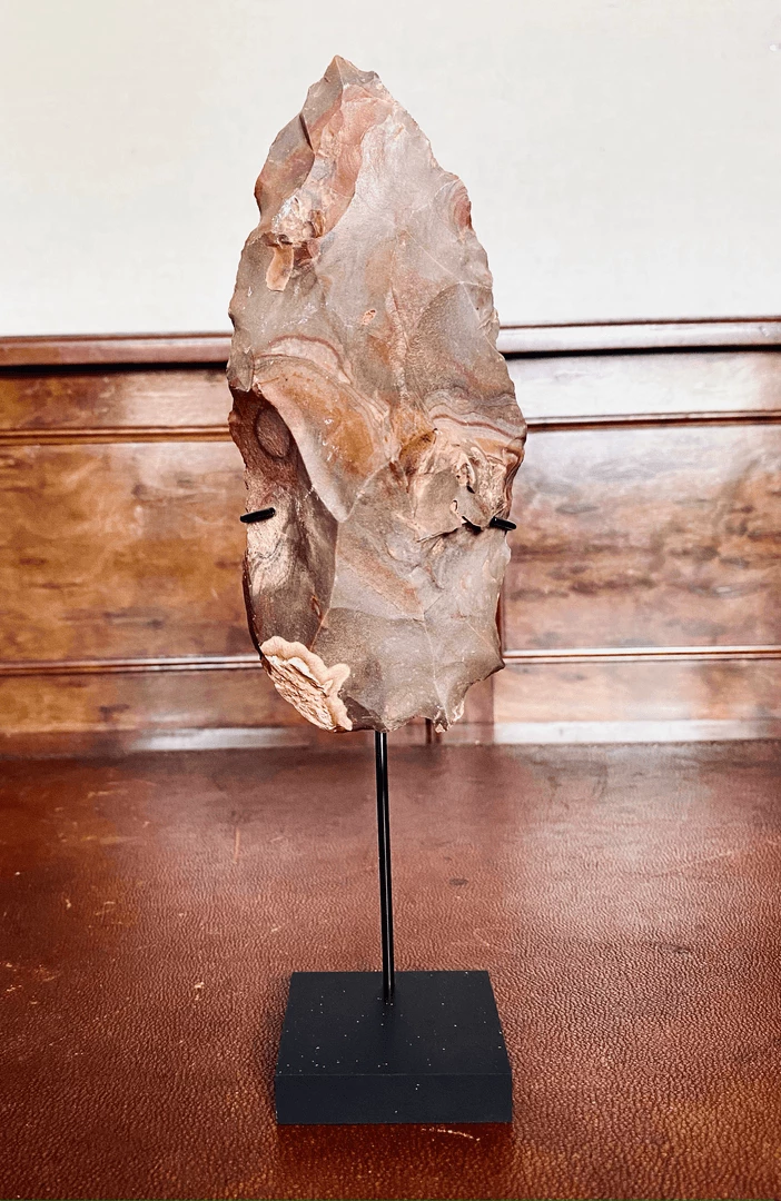 Tuxedo Park Junk Shop New Arrivals Acheulean Biface, Flint, N. Africa, Lower-Paleolithic Era 1 Tuxedo Park Junk Shop New Arrivals Acheulean Biface, Flint, N. Africa, Lower-Paleolithic Era