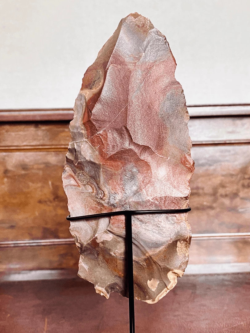 Tuxedo Park Junk Shop New Arrivals Acheulean Biface, Flint, N. Africa, Lower-Paleolithic Era 3 Tuxedo Park Junk Shop New Arrivals Acheulean Biface, Flint, N. Africa, Lower-Paleolithic Era