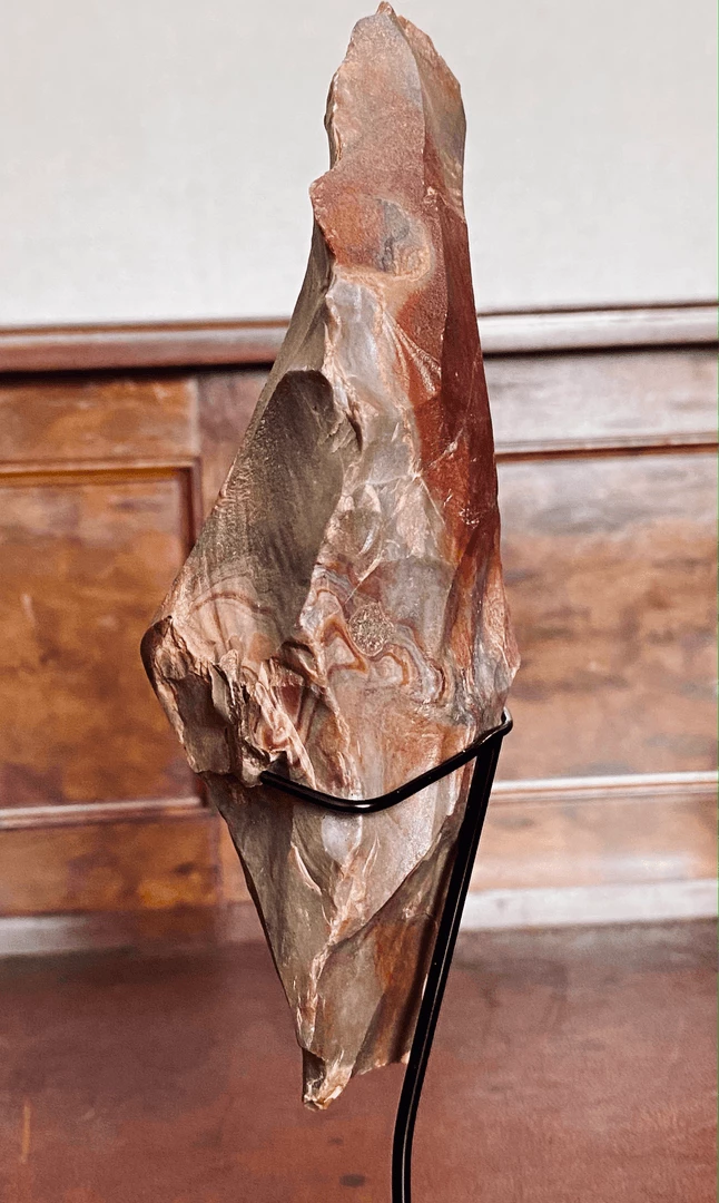 Tuxedo Park Junk Shop New Arrivals Acheulean Biface, Flint, N. Africa, Lower-Paleolithic Era 2 Tuxedo Park Junk Shop New Arrivals Acheulean Biface, Flint, N. Africa, Lower-Paleolithic Era