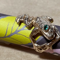 Tuxedo Park Junk Shop Sales Shop 8 Tuxedo Park Junk Shop 14K Gold And Tourmaline Tree Frog Ring