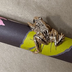 Tuxedo Park Junk Shop 14K Gold And Tourmaline Tree Frog Ring