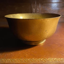 Tuxedo Park Junk Shop New Arrivals Louis C. Tiffany Furnaces Inc. Favrile Bronze Flared And Footed Bowl C. 1930