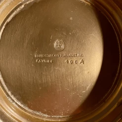 Tuxedo Park Junk Shop New Arrivals Louis C. Tiffany Furnaces Inc. Favrile Bronze Flared And Footed Bowl C. 1930