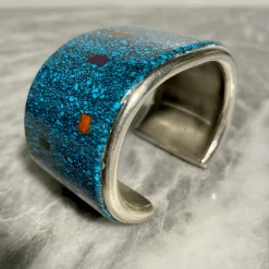 Tuxedo Park Junk Shop New Arrivals Mark Yazzie Turquoise Coral Lapis Cuff