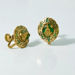 Tuxedo Park Junk Shop Vintage Buddha Earrings