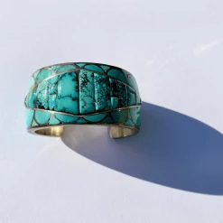 Tuxedo Park Junk Shop Art Deco Turquoise Cuff By DJ Stewart New Arrivals
