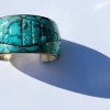 Tuxedo Park Junk Shop Art Deco Turquoise Cuff By DJ Stewart New Arrivals