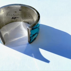 Tuxedo Park Junk Shop Art Deco Turquoise Cuff By DJ Stewart New Arrivals