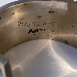 Tuxedo Park Junk Shop Art Deco Turquoise Cuff By DJ Stewart New Arrivals