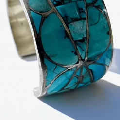 Tuxedo Park Junk Shop Art Deco Turquoise Cuff By DJ Stewart New Arrivals