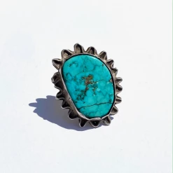 Tuxedo Park Junk Shop Old Pawn Sleeping Beauty Turquoise Ring