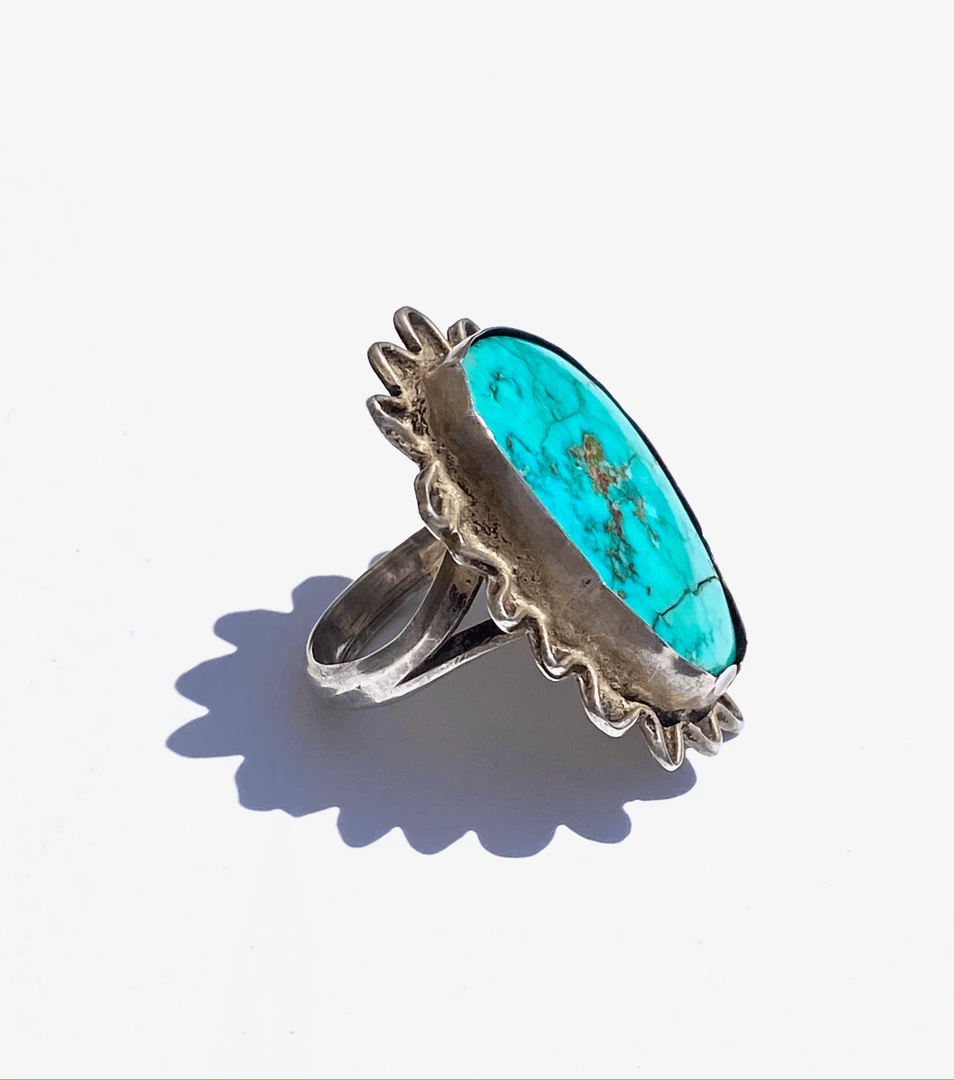Tuxedo Park Junk Shop Old Pawn Sleeping Beauty Turquoise Ring 2 Tuxedo Park Junk Shop Old Pawn Sleeping Beauty Turquoise Ring