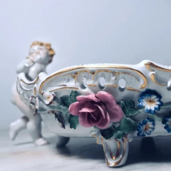 Tuxedo Park Junk Shop Von Schierholz Handmalerei Putti Dish New Arrivals