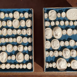 Tuxedo Park Junk Shop Grand Tour Cased Plaster Impronte From Thomas Cade Circa 1830