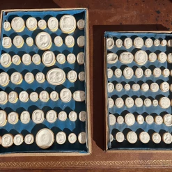 Tuxedo Park Junk Shop Grand Tour Cased Plaster Impronte From Thomas Cade Circa 1830