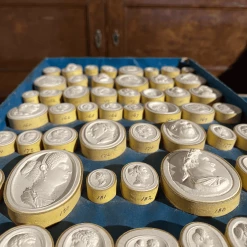 Tuxedo Park Junk Shop Grand Tour Cased Plaster Impronte From Thomas Cade Circa 1830