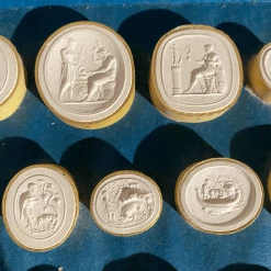 Tuxedo Park Junk Shop Grand Tour Cased Plaster Impronte From Thomas Cade Circa 1830